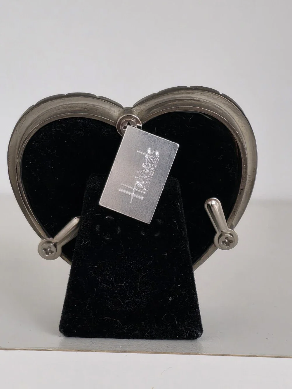 Harrods Rhinestone Heart Mini Photo Frame RARE